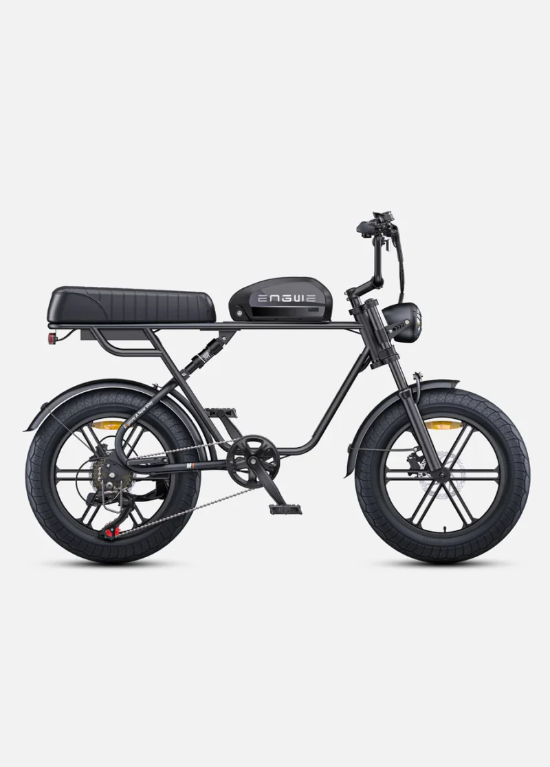 ENGWE M1 Vélo électrique Fatbike type moto, Moteur 250W, Autonomie 90/170 km, Couple 65 Nm, Pneus 20 pouces – Image 2