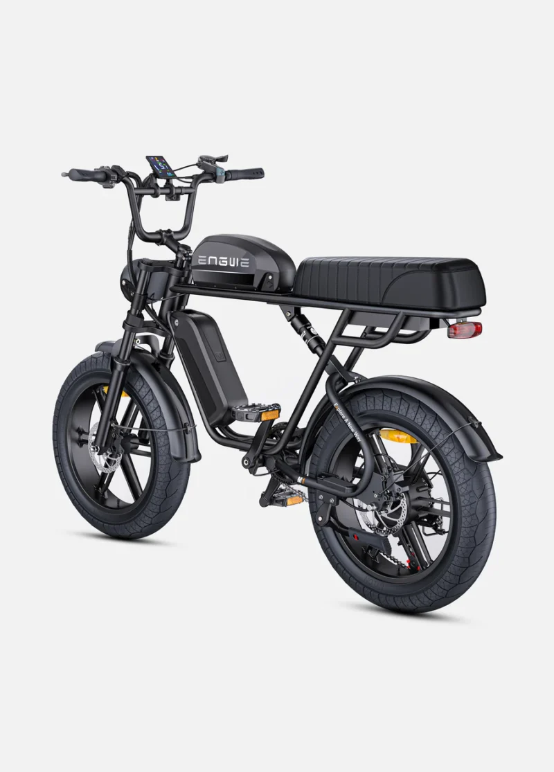 ENGWE M1 Vélo électrique Fatbike type moto, Moteur 250W, Autonomie 90/170 km, Couple 65 Nm, Pneus 20 pouces – Image 4