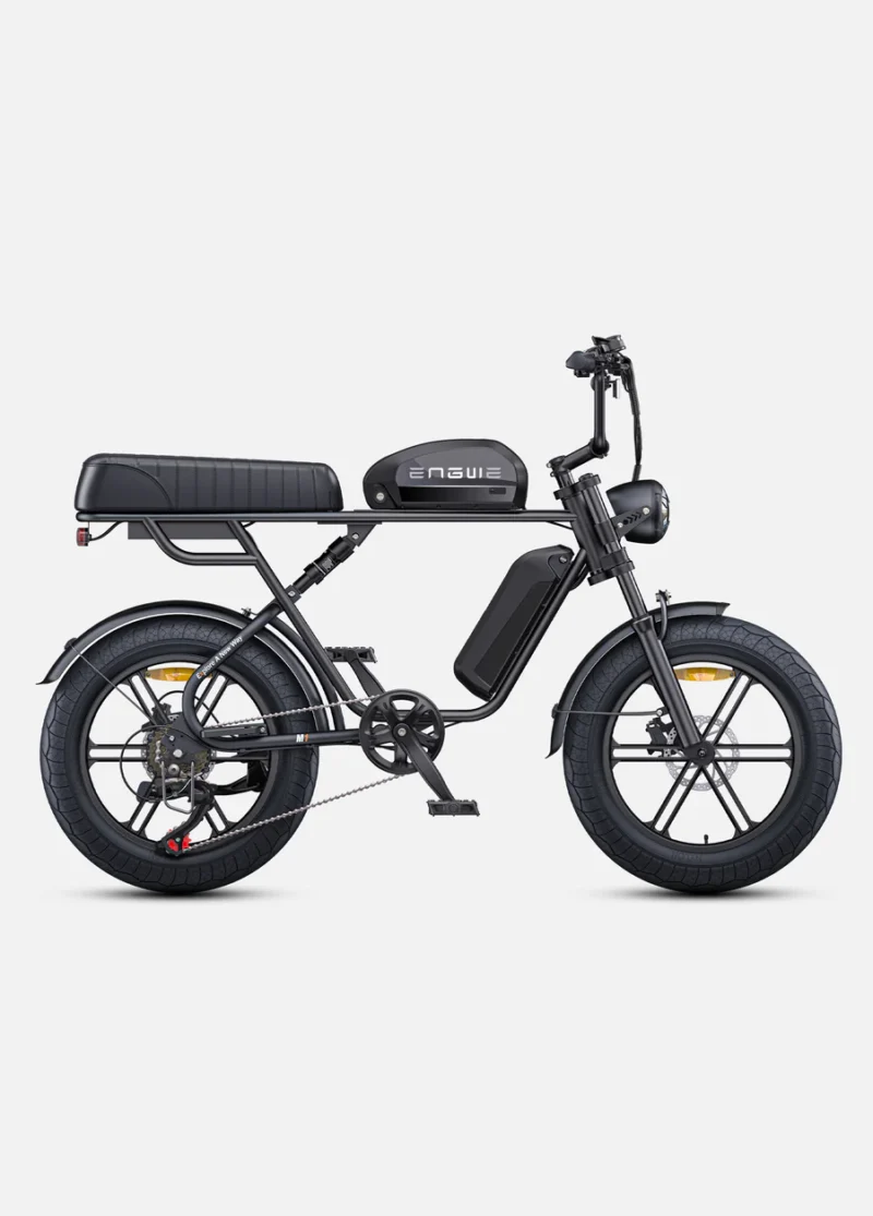 ENGWE M1 Vélo électrique Fatbike type moto, Moteur 250W, Autonomie 90/170 km, Couple 65 Nm, Pneus 20 pouces – Image 3