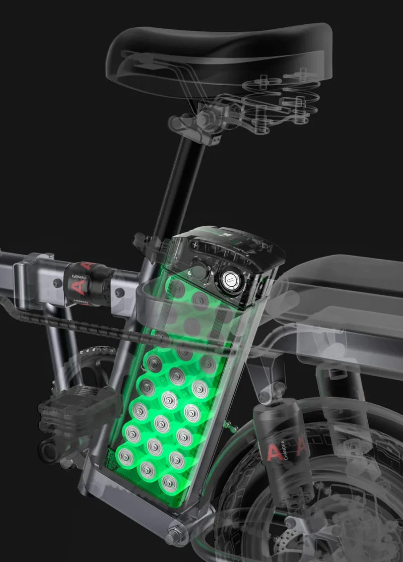 ENGWE T14 – Moteur 250W, Autonomie 55 km, Couple 30 Nm, Pliant, Pneus 14 pouces – Image 16