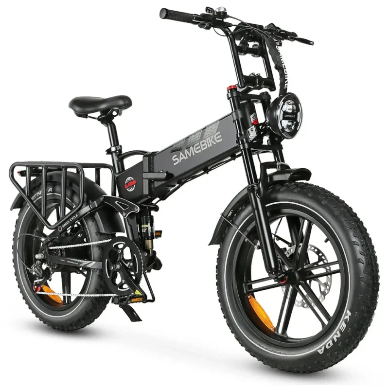 SAMEBIKE RS-A02 Batterie 48V 17Ah Moteur 1200W Vitesse 25-45 km/h Pliable Pneus 20"x4 – Image 8