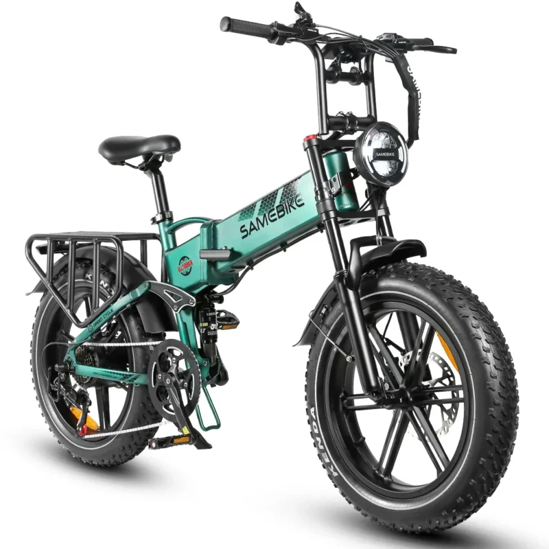 SAMEBIKE RS-A02 Batterie 48V 17Ah Moteur 1200W Vitesse 25-45 km/h Pliable Pneus 20"x4 – Image 9