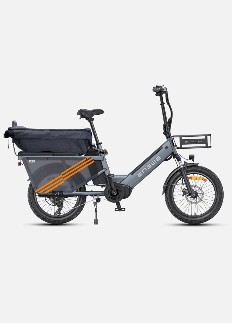 ENGWE LE20 (Version INTERNATIONALE) Vélo électrique Cargo | Simple ou Double Batterie 48V 19.2Ah | Capteur de Couple | Autonomie Ultra Longue de 350 km | Version Internationale – Image 2