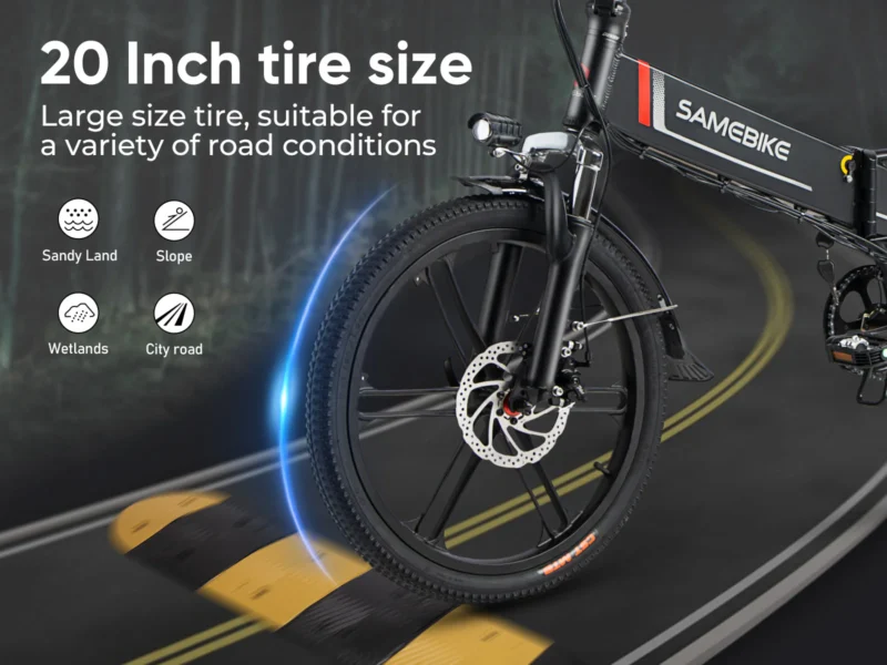 SAMEBIKE 20LVXD30-II - Vélo électrique Pliant – Image 14