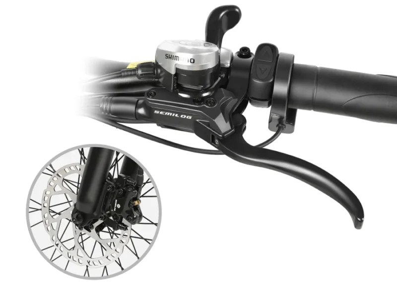 SAMEBIKE LO26-II - Vélo électrique Pliant VTT Tout-Terrain Montagne - Freins Hydrauliques Batterie 48V14AH Pneus 20″x4 – Image 9