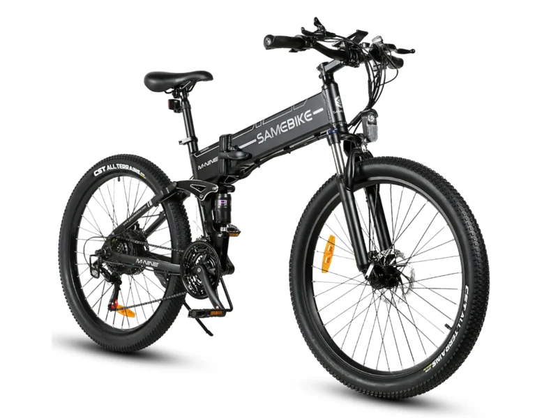 SAMEBIKE LO26-II - Vélo électrique Pliant VTT Tout-Terrain Montagne - Freins Hydrauliques Batterie 48V14AH Pneus 20″x4 – Image 4