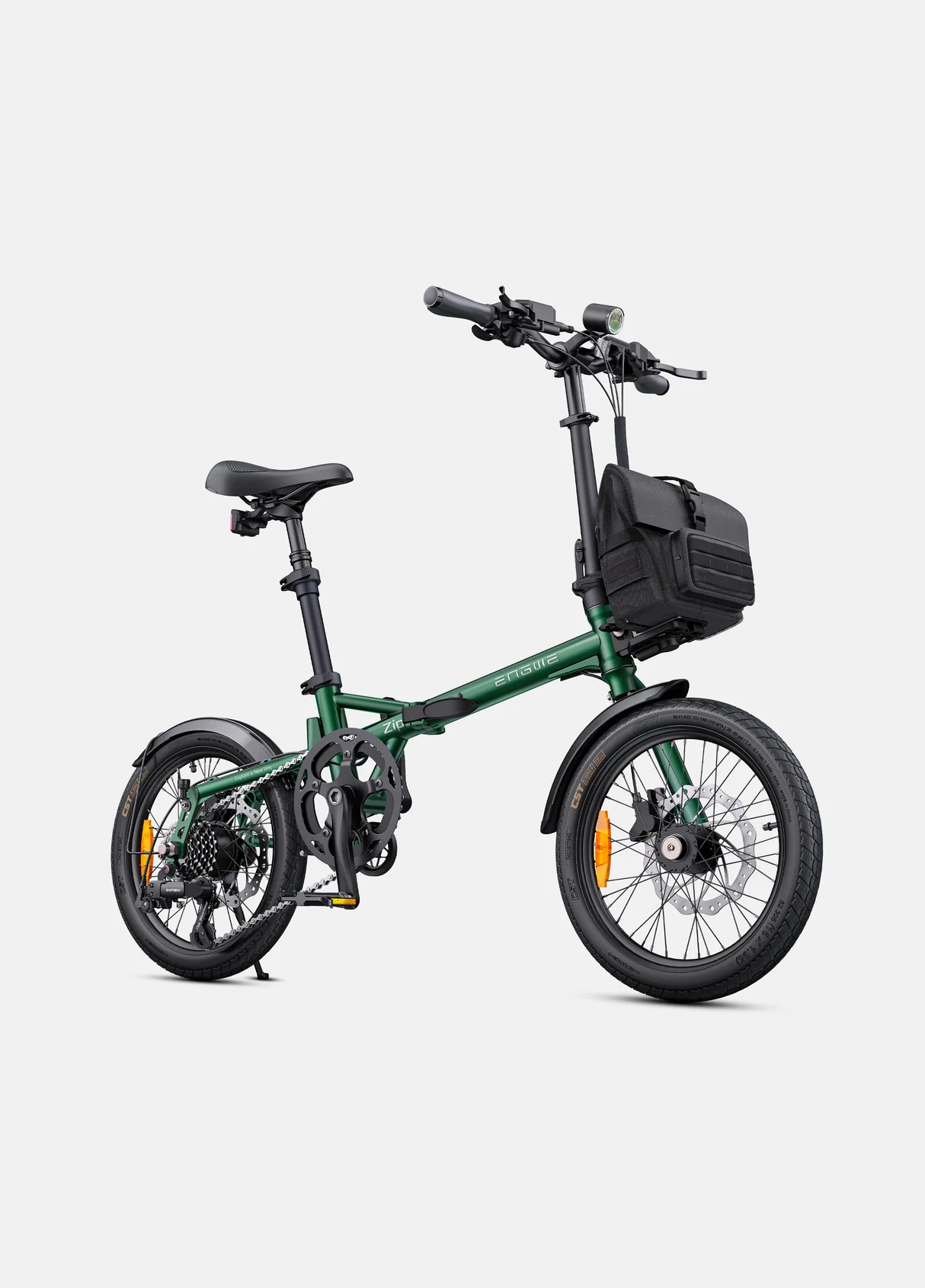 ENGWE Zip - Vélo Pliable Léger 250W Triple Pliage Freins Hydrauliques